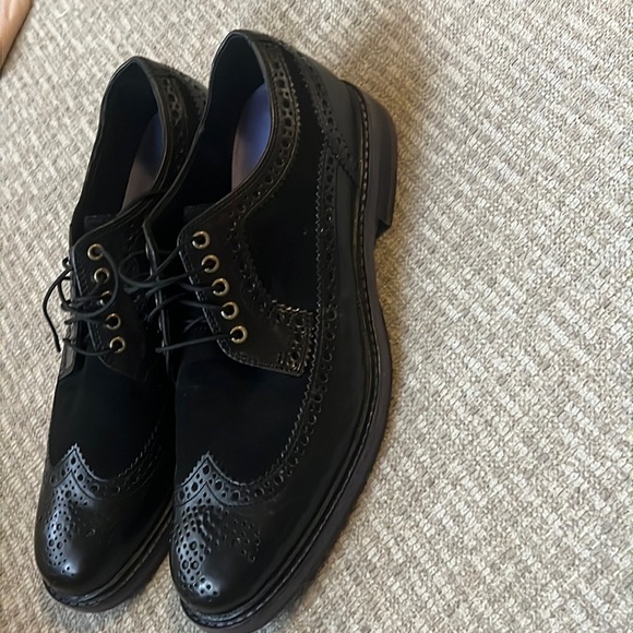 Cole Haan men purpled and black Oxford shoes size 7 - Picture 2 of 7
